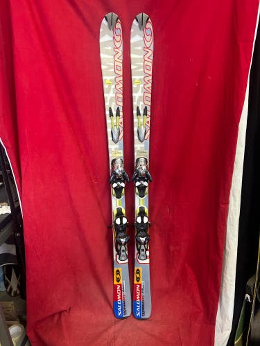 Salomon Crossmax 8PW alpine skis 150cm, Salomon S810ti binding range:266-308mm, 69 center, R11