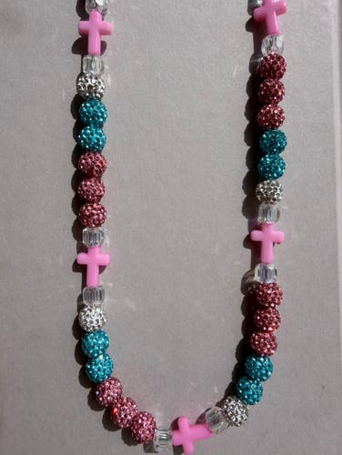 Bead Necklace - Cotton Candy