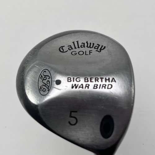 Callaway Big Bertha Warbird 5 Fairway Wood 18* RCH 96 96g Firm Graphite Mens RH