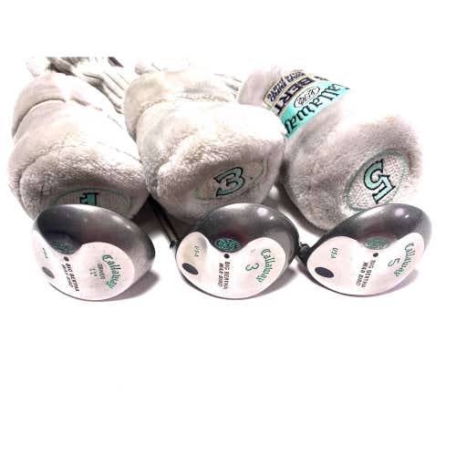 Callaway Big Bertha Warbird Wood Set DR 3 5 | 11* 15* 18* Ladies Gems RH HC