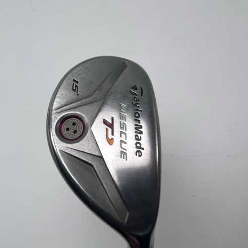 TaylorMade Rescue TP 1 Hybrid 15* REAX TP 85g Stiff Graphite Mens RH