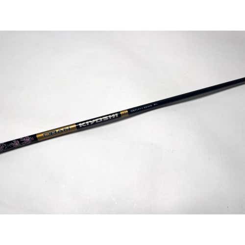 OBAN Kiyoshi Black 05 65g Extra Stiff Graphite Driver Shaft 44"-Srixon
