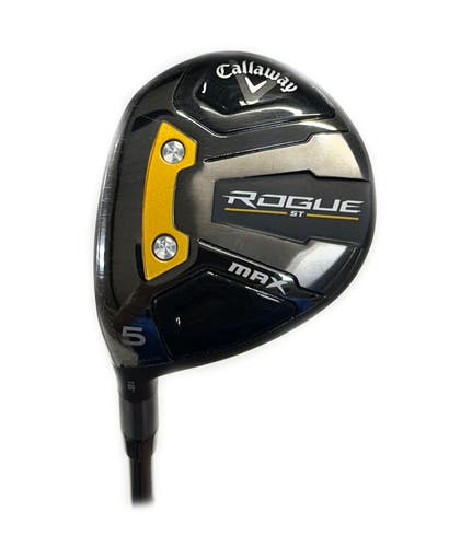 LH Callaway Rogue ST Max 18* 5 Fairway Wood Graphite Ventus Blue 6-S Stiff Flex