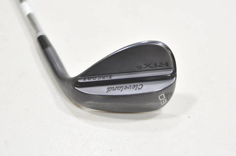 Cleveland RTX-6 Zipcore Black Satin 60*-10 Wedge Right DG Spinner Steel #228058