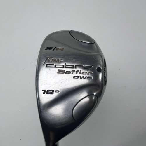LEFTY Cobra Baffler DWS 2 Hybrid 18* Aldila NV HL 65g Stiff Graphite Mens LH