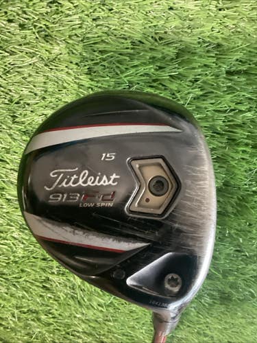 Titleist 913Fd Low Spin Fairway 3 Wood 15* Bassara A Flex Seniors Graphite 42