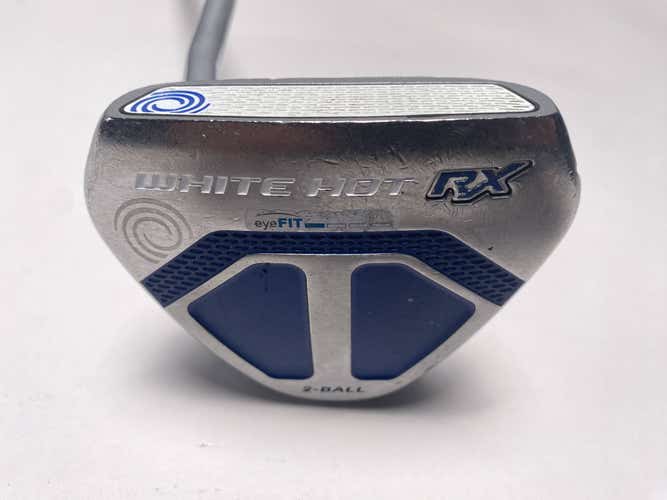 LEFTY Odyssey White Hot RX 2-Ball Putter 34" Mens LH