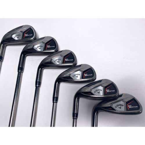 LEFTY Callaway Big Bertha 2015 Iron Set 5-PW UST Mamiya Recoil 460 F3 Regular LH