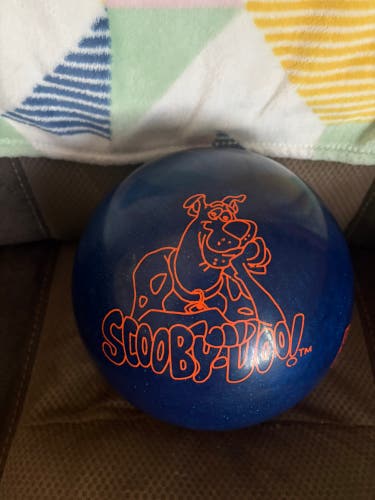 (VTG Cartoon Network (CN) Scooby Doo 6 LB Bowling Ball 2000 Y2K Blue Sparkle USA