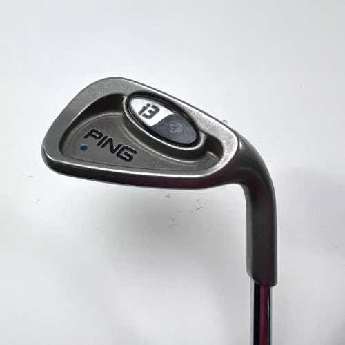 Ping i3 + Pitching Wedge PW Blue Dot 1* Up Stiff Steel Mens RH