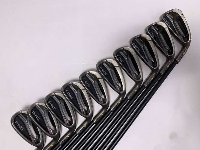Ping G25 Iron Set 3-PW+GW+SW Yellow Dot 1.5* Up TFC 189 Regular Graphite Mens RH