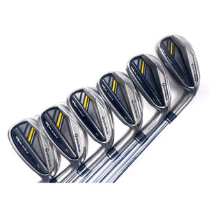 TaylorMade RocketBladez HL Iron Set 4-9 RocketFuel 85g Regular Steel Mens RH
