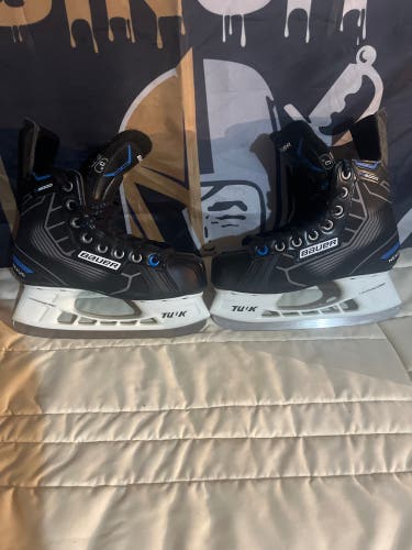 Black 2015 Bauer Nexus 6000 Hockey Skates Regular Width Size 3 (Used)