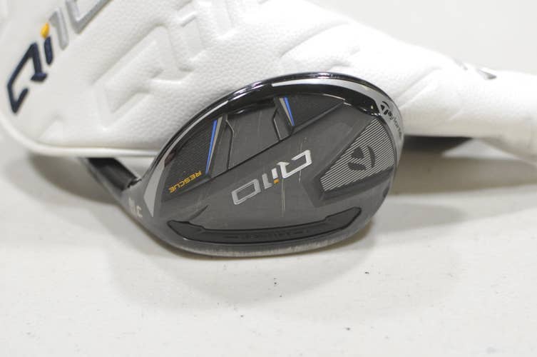 TaylorMade Qi10 Rescue 4-22* Hybrid Regular Flex Right 50g Graphite # 208995
