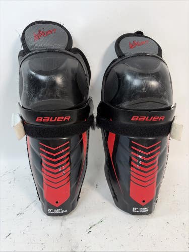 Bauer Lil' Sport Shin Guards, 8"