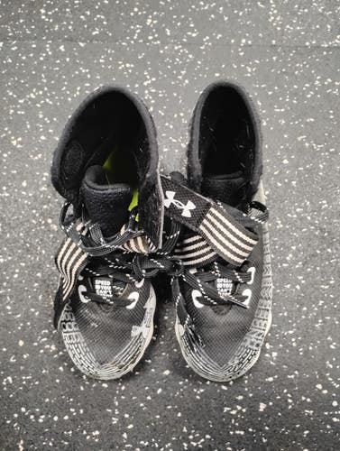 Used Under Armour BB CLEAT BB/SB Cleats Black Youth 12.0 11849-S000044736