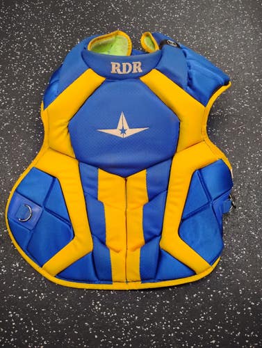 Used All-Star CPCC40PRO Catchers Chest Protector Royal Blue Adult 11849-S000044731