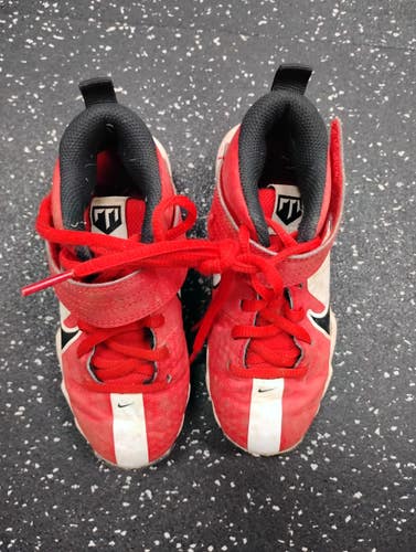 Used Nike TROUT BB/SB Cleats Red Youth 12.0 11849-S000044732