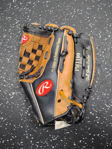 Used Rawlings PM1100 BB/SB Glove RH Throw Brown 11" 11849-S000044729
