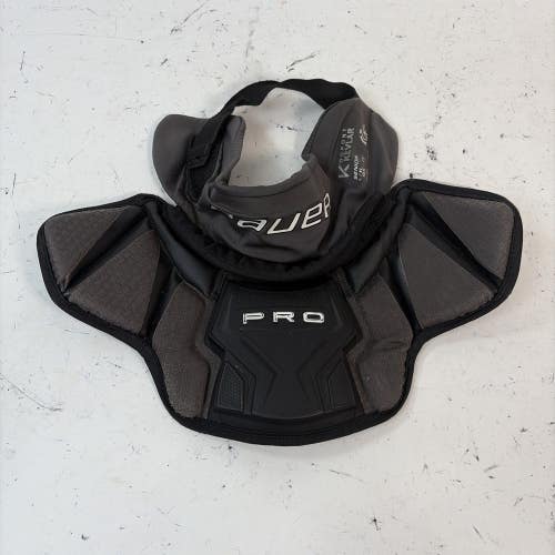 Bauer Pro Hockey Goalie Neck Throat Guard, Senior L/XL