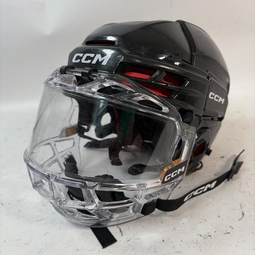 CCM Tacks 70 Hockey Helmet, Black, Small