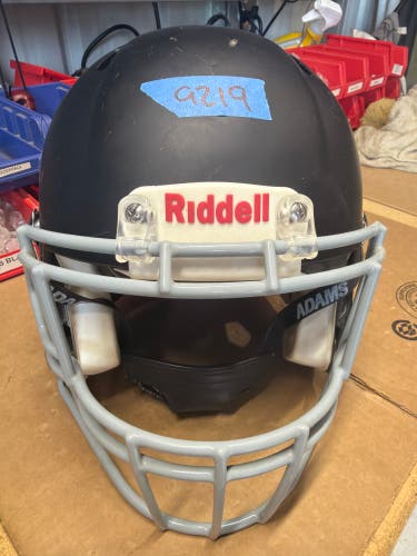 USED RIDDELL SPEED ICON ADULT HELMET - MEDIUM - FLAT BLACK