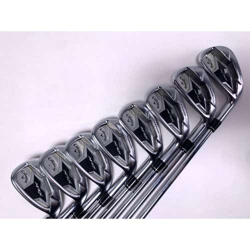 Callaway Apex 19 Iron Set 4-PW+AW KBS Max 90g Regular Steel Mens RH
