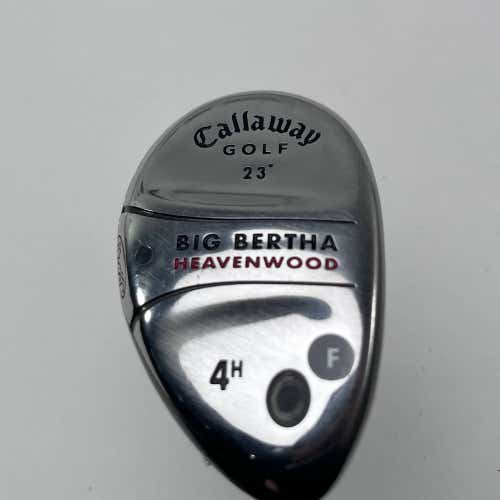 Callaway Big Bertha Heavenwood 4 Hybrid 23* RCH 75w Firm Graphite Mens RH