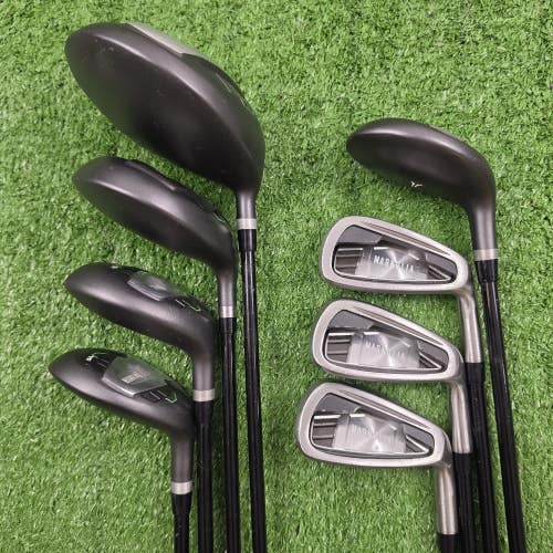 Wilson Magnolia Ladies Golf 8pc Club Set Driver, 3W, 4-6 Hybrids, 7-9 Iron RH +1