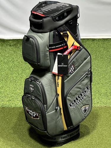 Ghost Golf Limited Edition Dogfight G-Suit Cart Bag 14-Way Top w/ Rain Hood NEW!