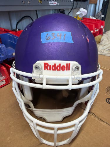 USED RIDDELL SPEED ICON ADULT HELMET - XL - FLAT METALLIC PURPLE