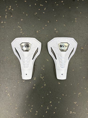New True Senior X5 Flex Heel Tendon Replacement Pair - White/Silver [SKA-XTENDON-SVHX5]