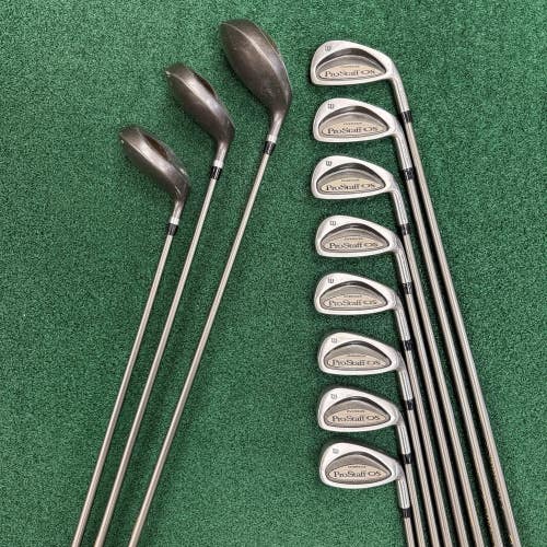 Wilson ProStaff OS Oversize Golf Club Set 3-PW/1-3-5 Woods MRH Regular Graphite