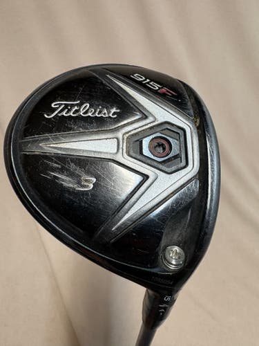 Men's Titleist 915 F Fairway Wood Stiff Flex 3 Wood Graphite Shaft (Used)