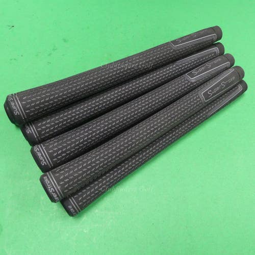 Super Stroke Lamkin Crossline 2.0 Black 60R Jumbo Iron/Wood Grips LOT OF 10