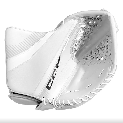New, NWT, CCM Phenom Jr Glove & Blocker Set, White, Full Right