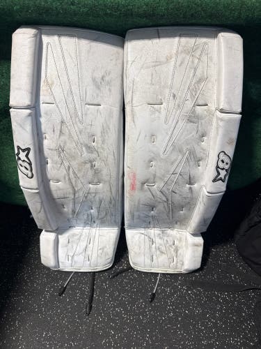 White Brians Netzero Goalie Leg Pads (Used) 29"+1"