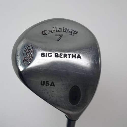 Callaway S2H2 Big Bertha 7 Fairway Wood 21* Regular Graphite Mens RH