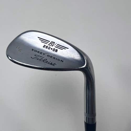 Titleist Vokey Chrome 200 Lob Wedge LW 60* 8  True Temper Dynamic Gold Wedge RH