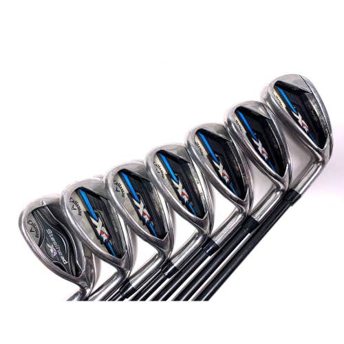 Callaway XR OS Iron Set 7-PW+AW+SW+LW Fubuki AT50x5ct 50g Senior RH