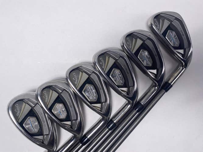 Callaway Rogue X Iron Set 6-PW+AW AeroTech SteelFiber i80 Regular RH