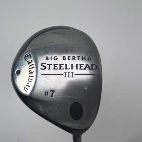 Callaway Steelhead III 7 Fairway Wood 21* System III Ladies Graphite Womens RH