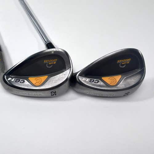 Cleveland CG14 Gunmetal Wedge Set 52* 10 56* 14 Traction Wedge Steel Mens RH