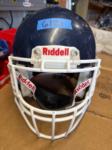 USED RIDDELL SPEED ICON ADULT HELMET - XL - NAVY