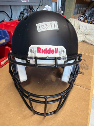 USED RIDDELL SPEED ADULT HELMET - LARGE - FLAT BLACK - REJECT