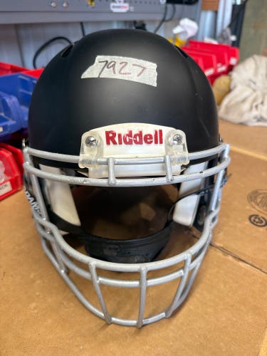 USED RIDDELL SPEED ADULT HELMET - MEDIUM - FLAT BLACK