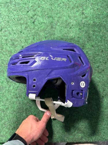 Purple Medium Bauer Re-Akt 155 Helmet (Used)