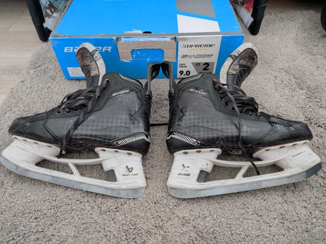 Bauer Supreme Shadow Hockey Skates 9 Fit 2 (Used)