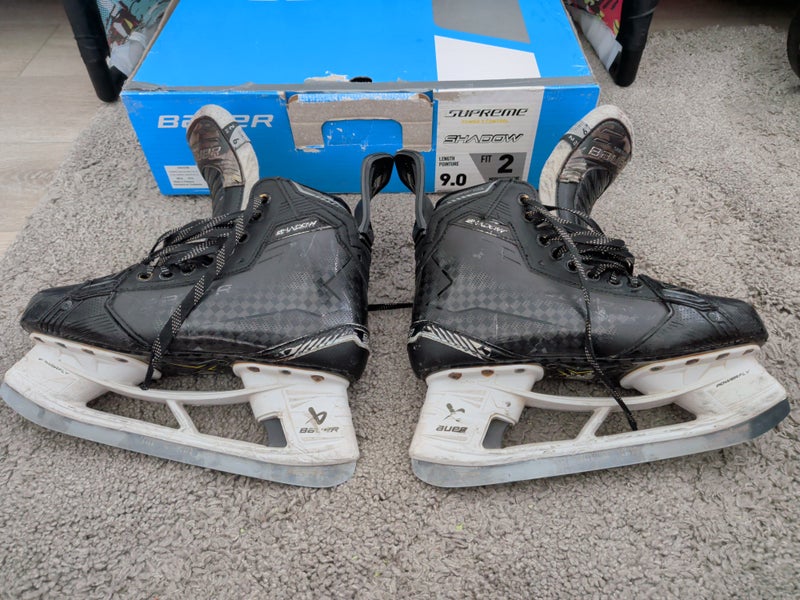 Bauer Supreme Shadow Hockey Skates 9 Fit 2 (Used)