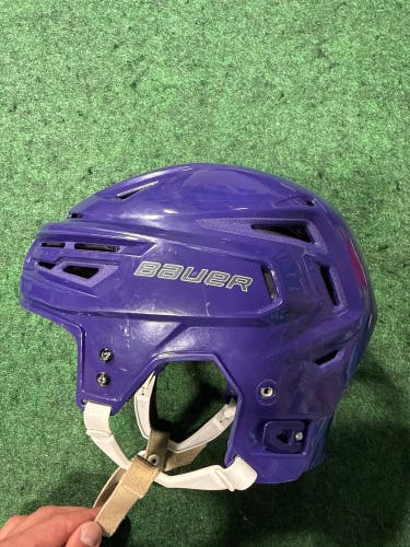 Purple Medium Bauer Re-Akt 155 Helmet (Used)